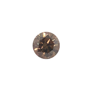 0.37 Cts Natural Fancy Brown Diamond SI2 Quality Round Cut