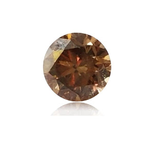 0.32 Cts Natural Fancy Brown Diamond SI1 Quality Round Cut