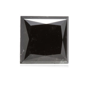 1.25 Cts Natural Fancy Black Diamond AAA Quality Princess Cut