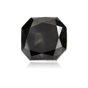 0.98 Cts Natural Fancy Black Diamond AAA Quality Rectangular Cut