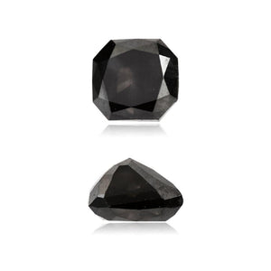 0.98 Cts Natural Fancy Black Diamond AAA Quality Rectangular Cut
