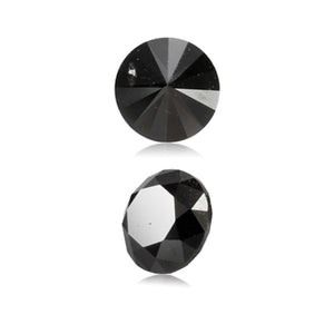 0.31 Cts Treated Fancy Black Diamond AAA Quality Round Cut