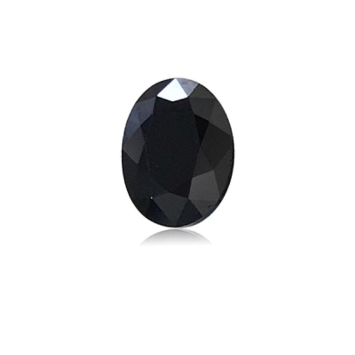 1.71 Cts Treated Fancy Black Diamond AAA Quality Oval Cut