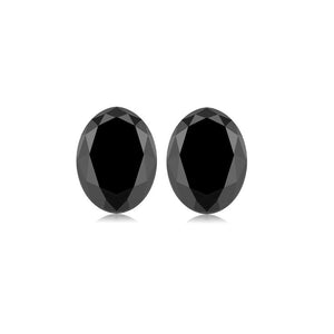 Loose Black Diamond Oval Shape AAA Quality Available From 5x3MM- 7x5MM