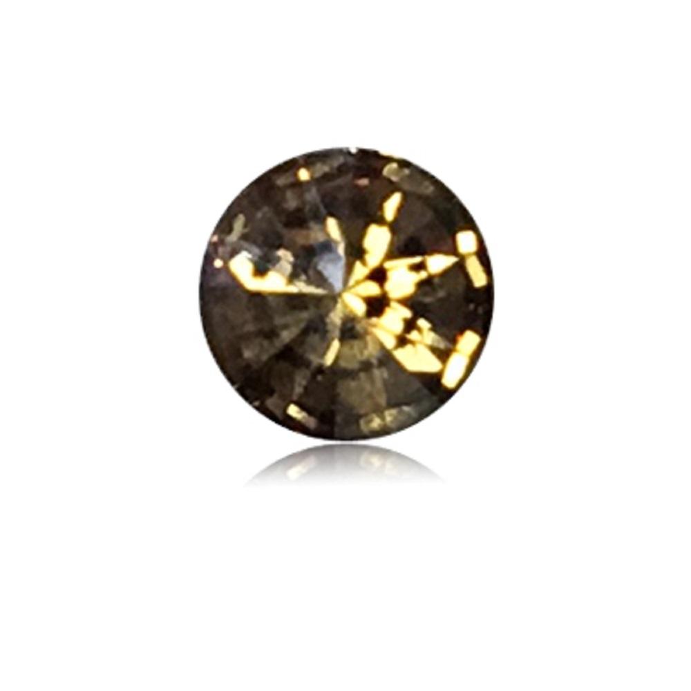 0.51 Cts Natural Fancy Brown Diamond I1 Quality Round Cut