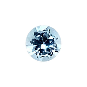 Round Cut Loose Sky Blue Topaz