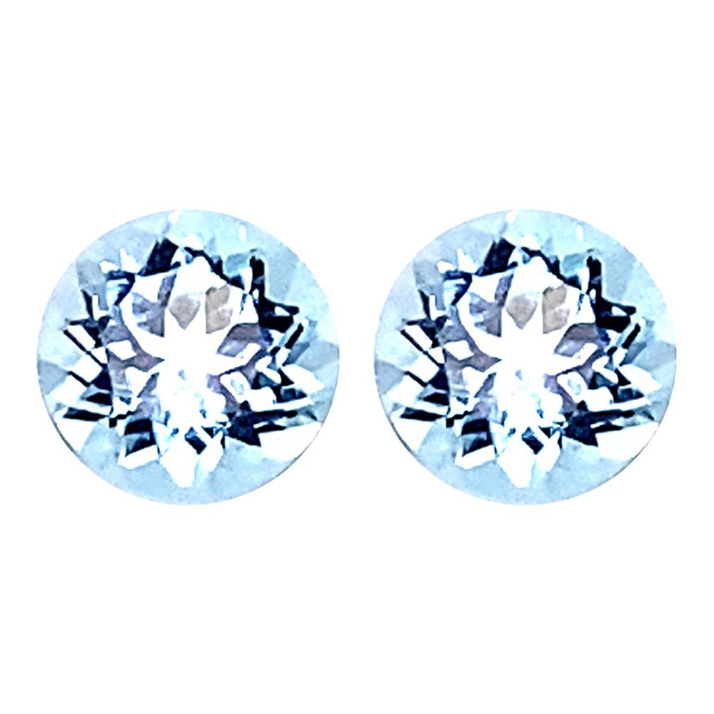 Round Cut Loose Sky Blue Topaz