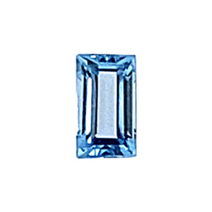 Baguette Cut Loose Sky Blue Topaz