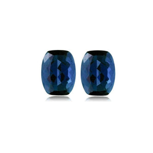 Synthetic Blue Sapphire Cushion-Cut - (Elongated)