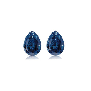 Synthetic Blue Sapphire Pear Cut