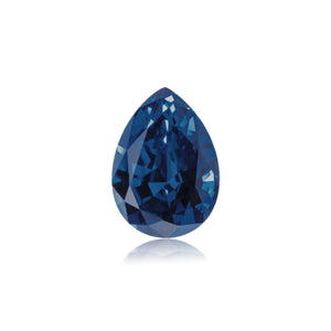 Synthetic Blue Sapphire Pear Cut