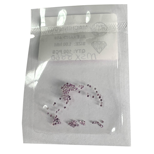 1.00 mm Round Machine Cut Synthetic Alexandrite ( 100 pc ) Loose Gemstone