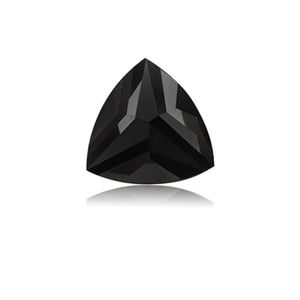 3.81 Cts Treated Fancy Black Diamond AAA Quality Trillion Cut