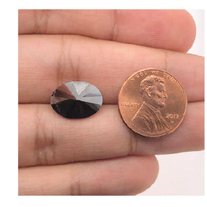 5.73 Cts Treated Fancy Black Diamond AAA Quality Oval Cut