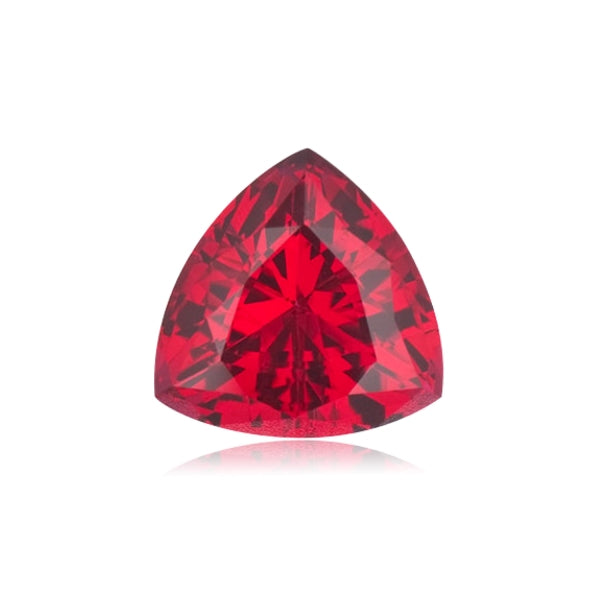 Synthetic Ruby Trillion Cut