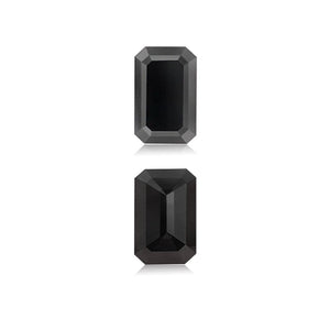 4.77 Cts Treated Fancy Black Diamond AAA Quality Emerald Cut