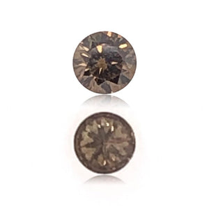 0.19 Cts Natural Fancy Brown Diamond VS1 Quality Round Cut