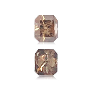 0.38 Cts Natural Fancy Brown Diamond VS1 Quality Emerald Cut