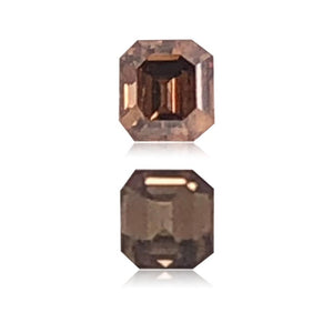 0.32 Cts Natural Fancy Brown Diamond VS1 Quality Princess Cut