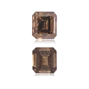 0.34 Cts Natural Fancy Brown Diamond VS1 Quality Princess Cut