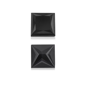 2.24 Cts Treated Fancy Black Diamond AAA Quality Princess Cut