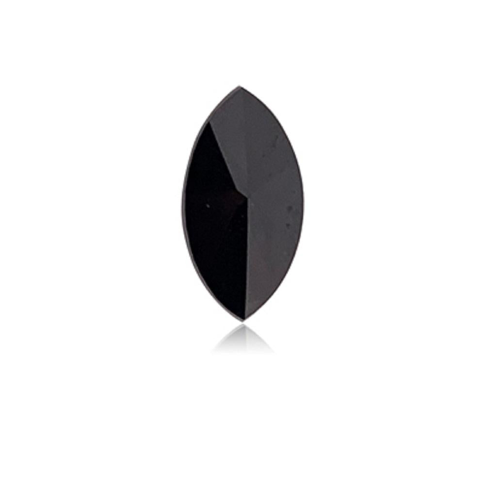 2.12 Cts Treated Fancy Black Diamond AAA Quality Marquise Cut