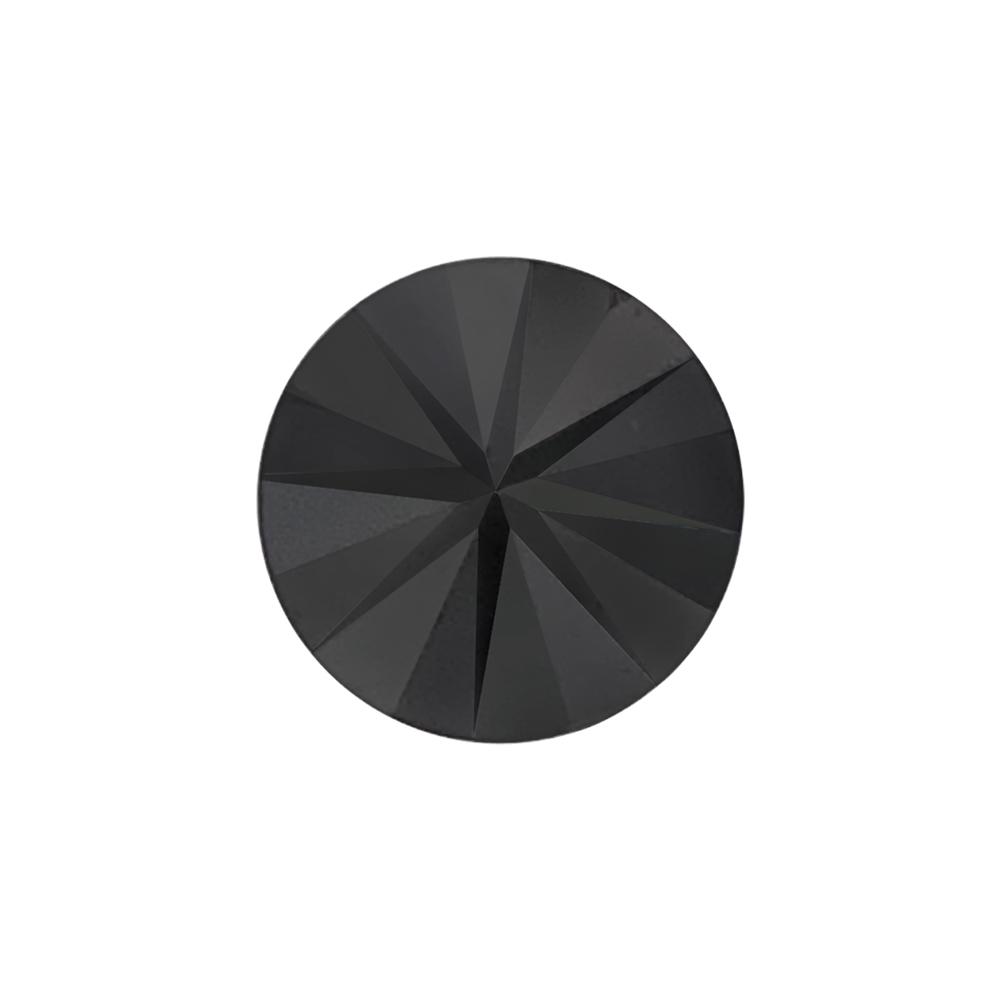 2.55 Cts Treated Fancy Black Diamond AAA Quality Round Cut