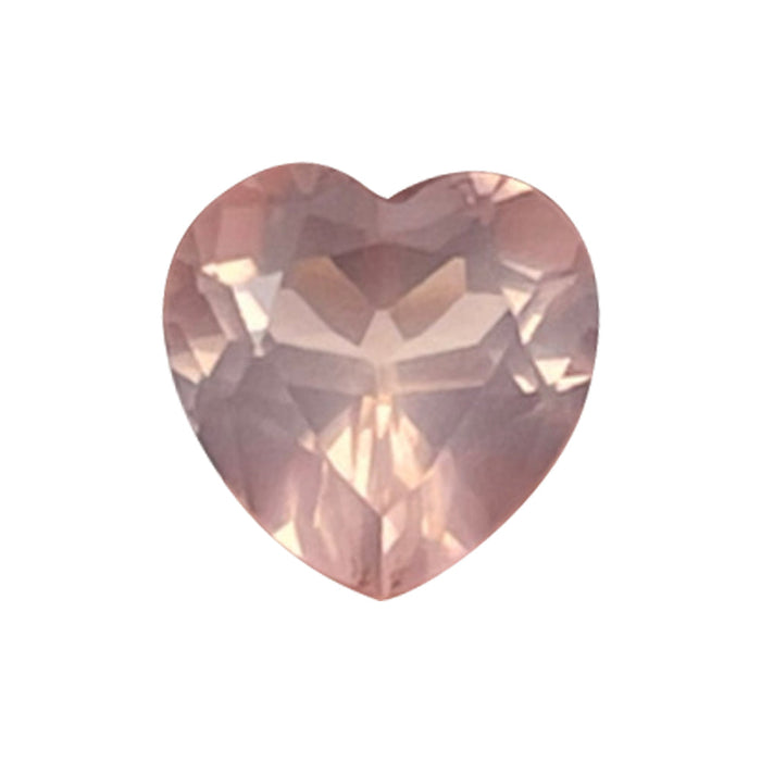 Natural Heart Cut Loose Rose Quartz
