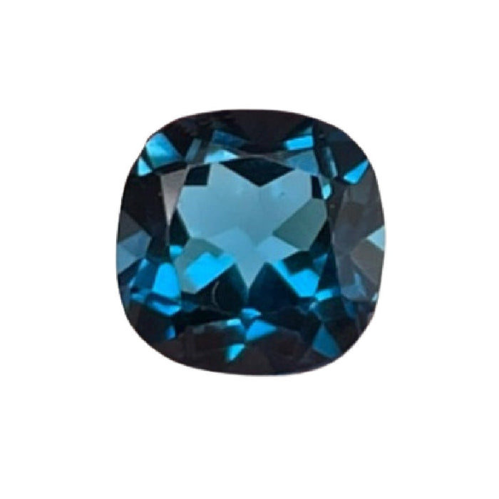 London Blue Topaz Cushion Cut - (Squarish)