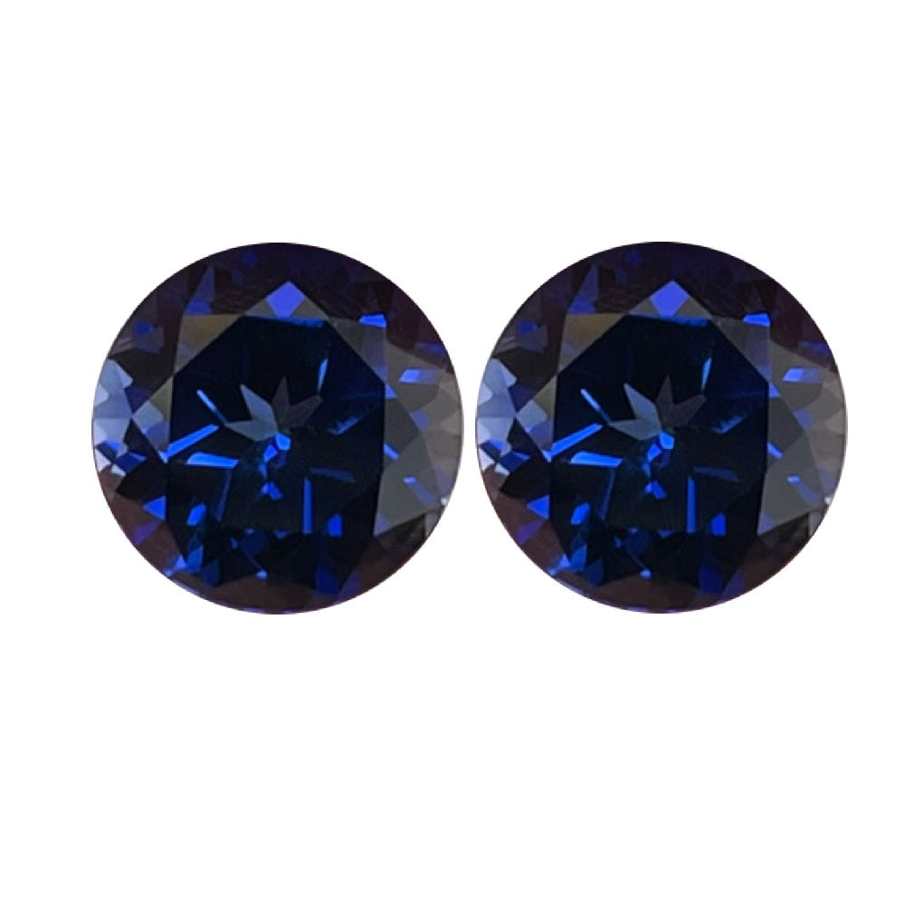 6.5MM (Weight range -1.37-1.52 cts each stone)