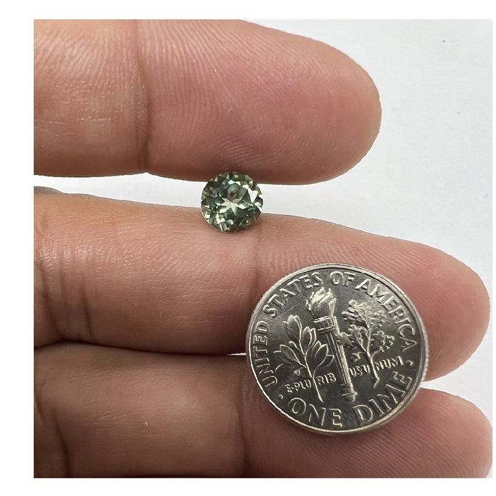 Lab Grown Green Tourmaline Spinel Round Cut