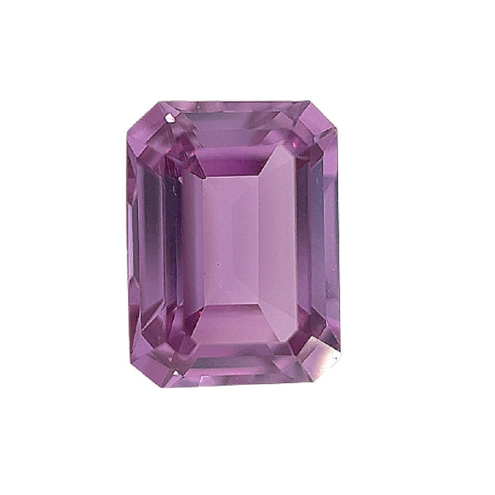 Synthetic Purple Sapphire Emerald Cut