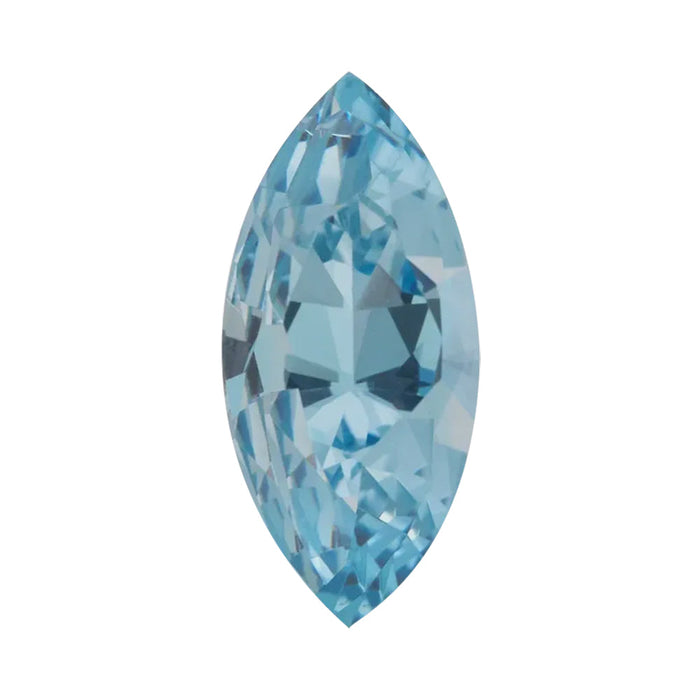 Lab Grown Aquamarine Spinel Marquise Cut