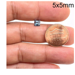 5x5mm(weight range-0.71-0.78each stone)