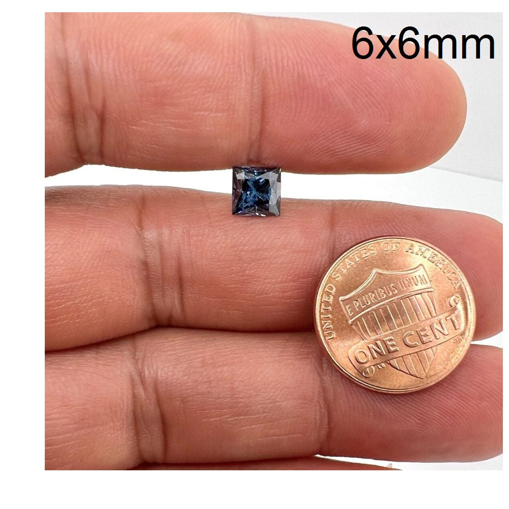 6x6mm(weight range-1.18-1.31each stone)