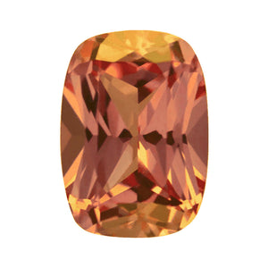 Synthetic Orange Sapphire Cushion Cut - (Elongated) AAA Quality Available in 8x6mm - 10x8mm