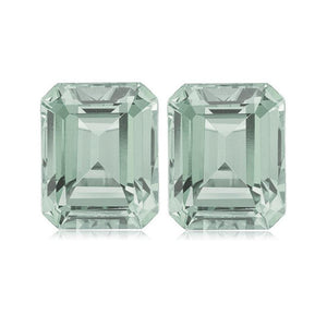 Natural Loose Green Amethyst Emerald Cut