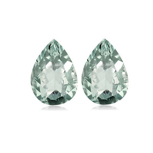 Natural Loose Green Amethyst Pear Cut