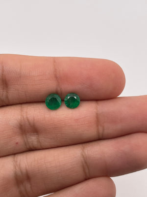Natural Round Loose Emerald - (Bigger Size)