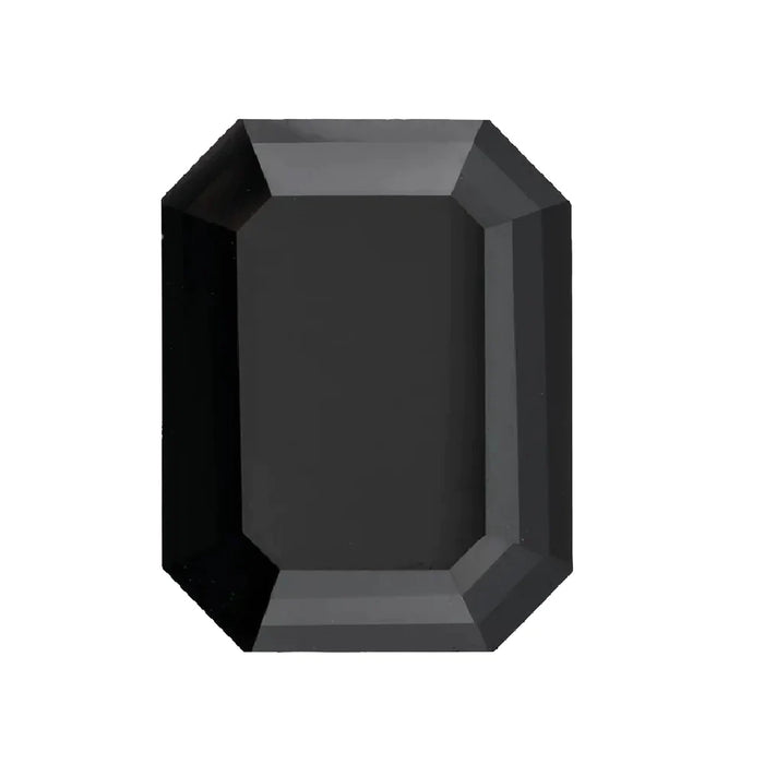 Lab Created Emerald Black Moissanite 7x5MM-12x10MM