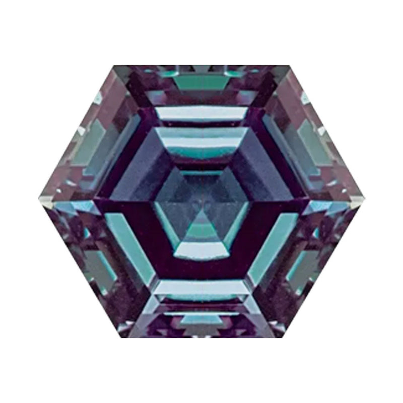 Lab Created Alexandrite Hexagon – Instagem