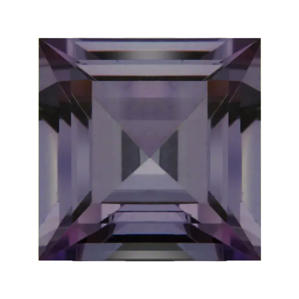 Lab Grown Color Change Sapphire Princess Cut