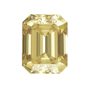 Lab Created Emerald Yellow Moissanite