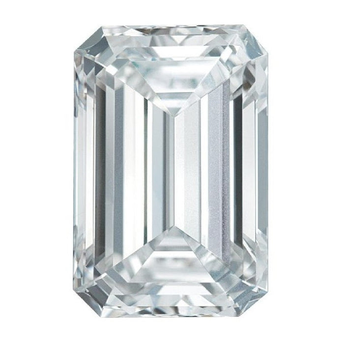 Lab Grown Emerald Cut H-I Color SI1 Clarity White Diamond