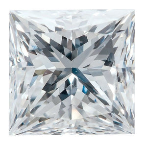 Lab Grown Princess Cut G-H Color SI1 Clarity White Diamond