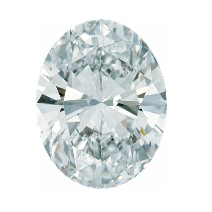 Lab Grown Oval Cut F-G Color VS1 Clarity White Diamond