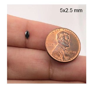 5X2.5MM (Weight range-0.12-0.16 cts each stone)
