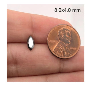 8X4MM (Weight range-0.46-0.74 cts each stone)