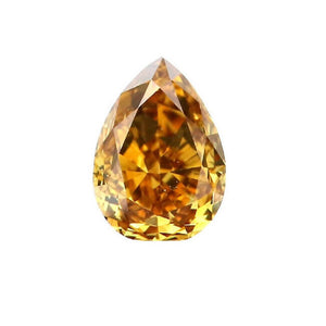 0.49 Cts Natural Fancy Brown Diamond SI1 Quality Pear Cut