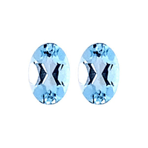 Oval Cut Loose Sky Blue Topaz